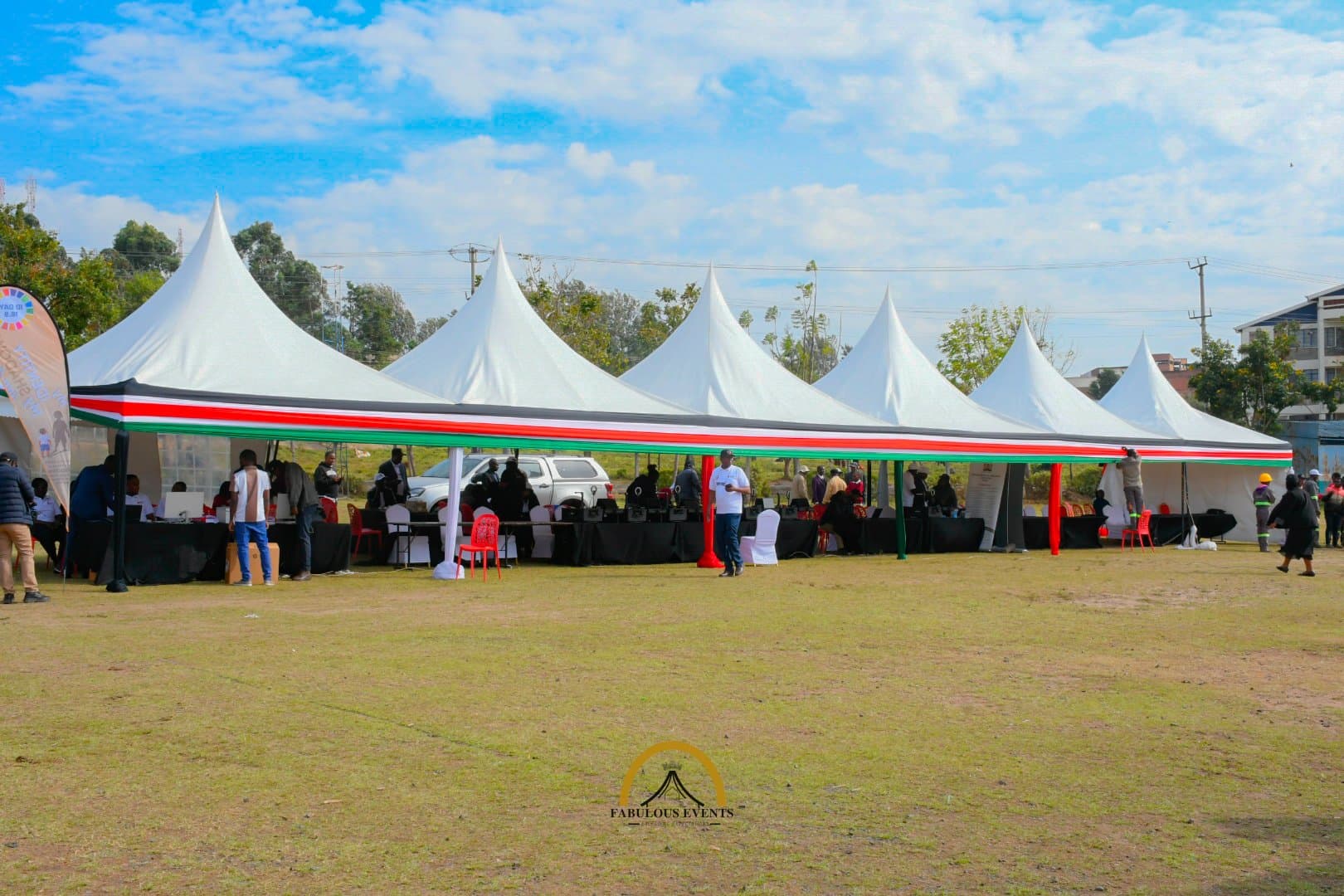 Registration tents