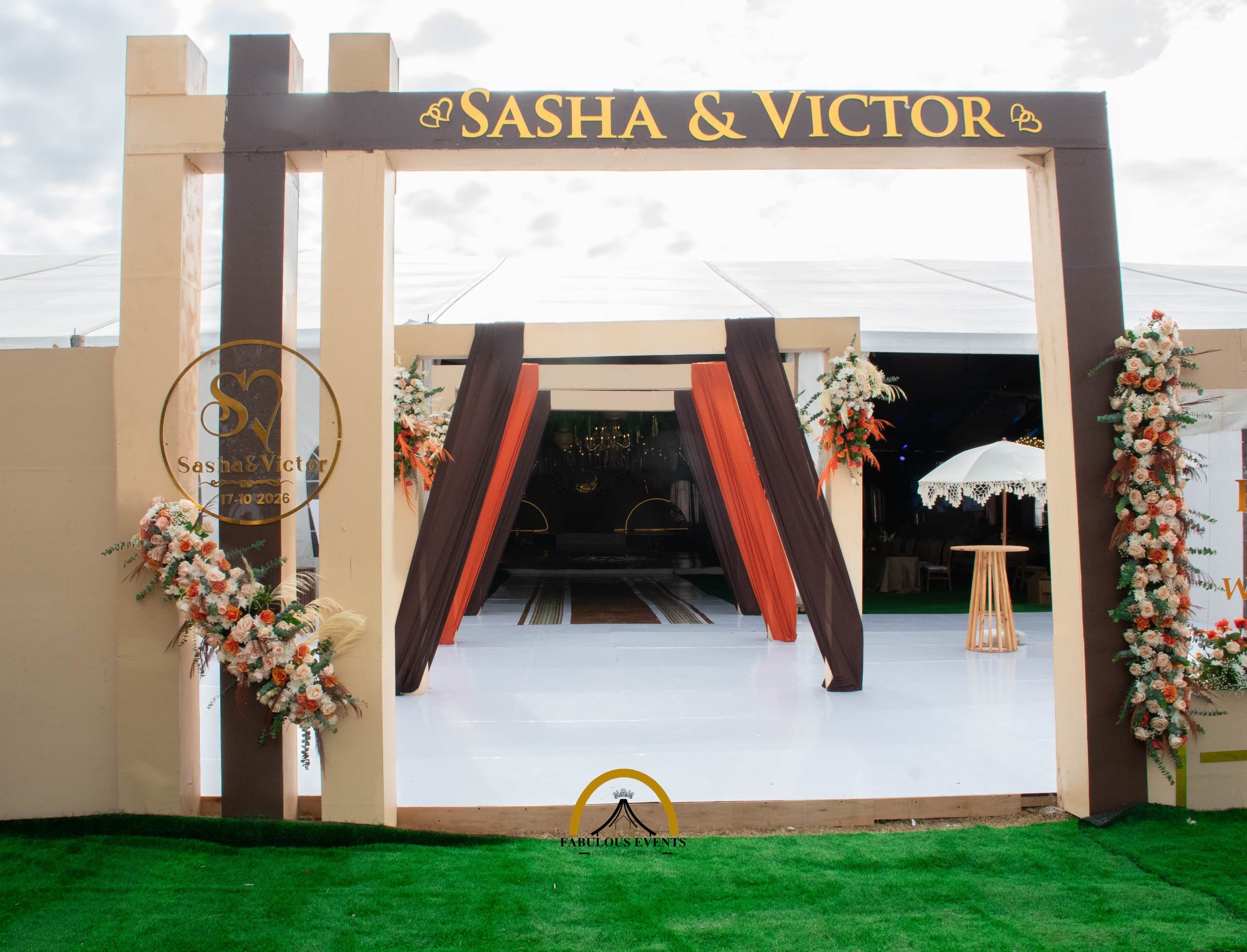 Wedding grand entrance